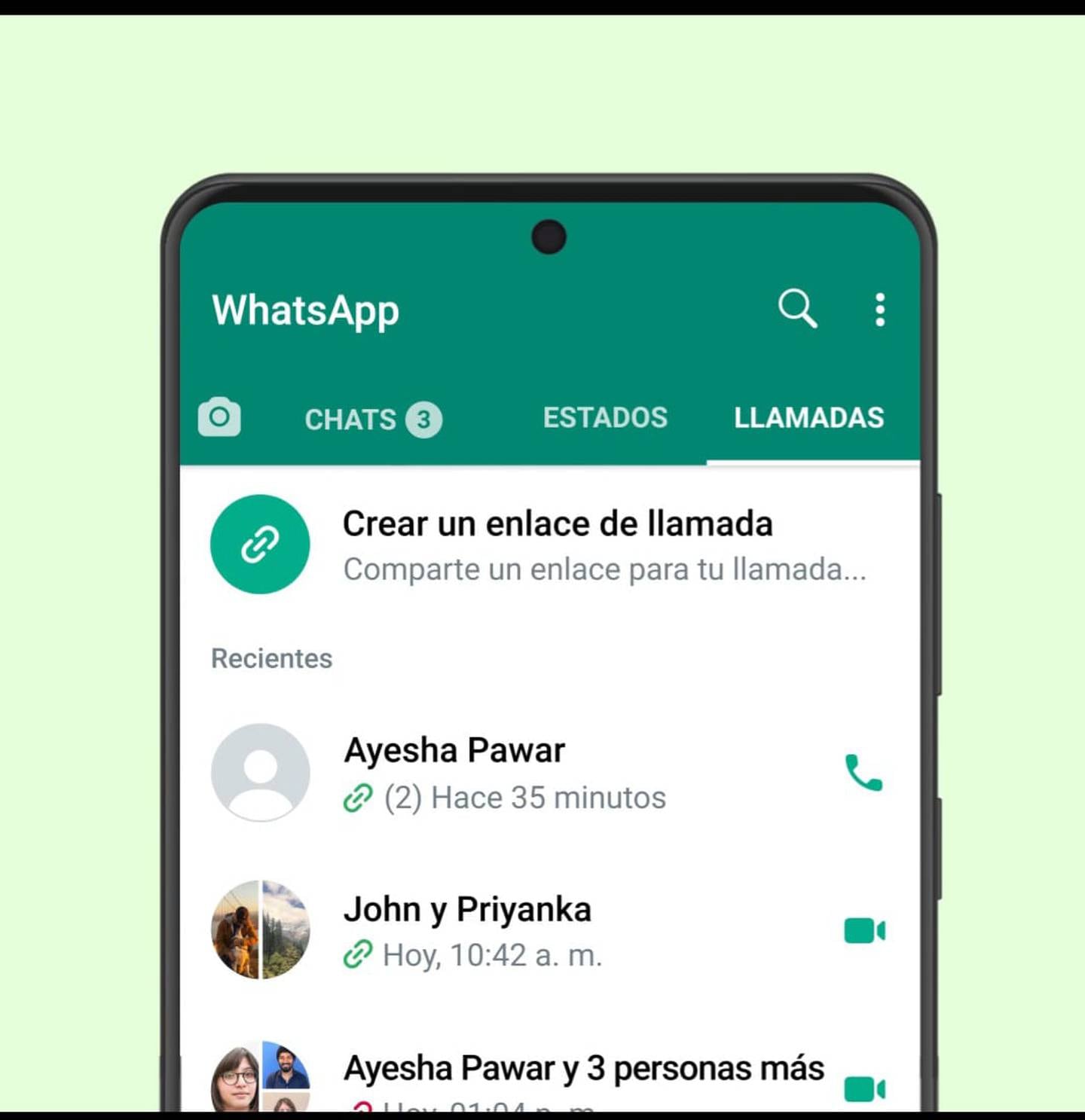 Nueva función de Whatsapp: enlace de llamadas o video llamadas
