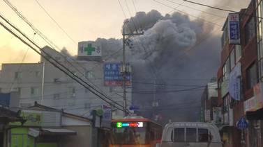 31 muertos por incendio en hospital de Corea del Sur