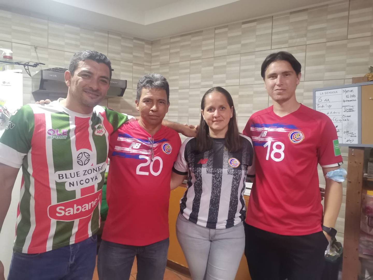 Familia del delantero de Guanacasteca, Anthony Contreras. Cortesía.