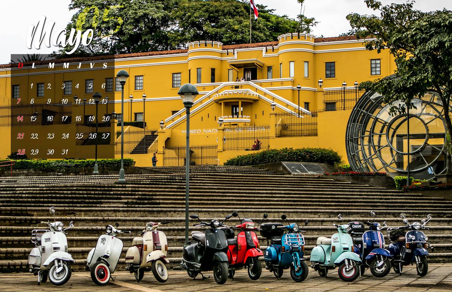 El Vespa Club de Costa Rica está más que feliz con la celebración del cumpleaños 75 de la mítica motocicleta que es tan amada en el mundo